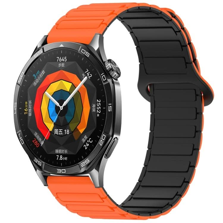 Two Color Magnetic Buckle Silicone Watch Band, Series 2