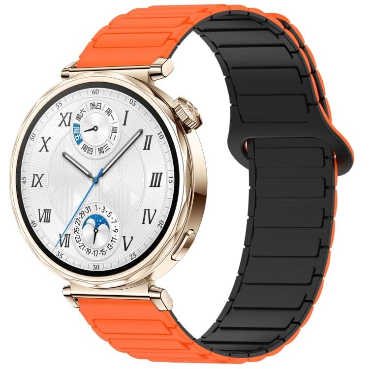 Two Color Magnetic Buckle Silicone Watch Band, Series 1