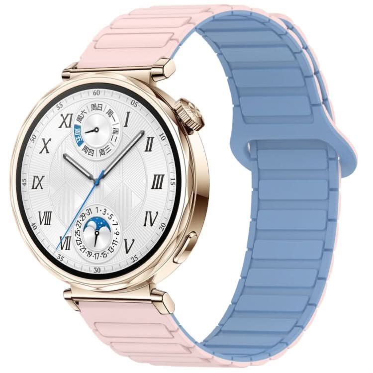 Two Color Magnetic Buckle Silicone Watch Band, Series 1