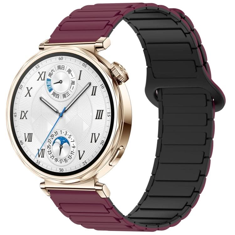 Two Color Magnetic Buckle Silicone Watch Band, Series 1