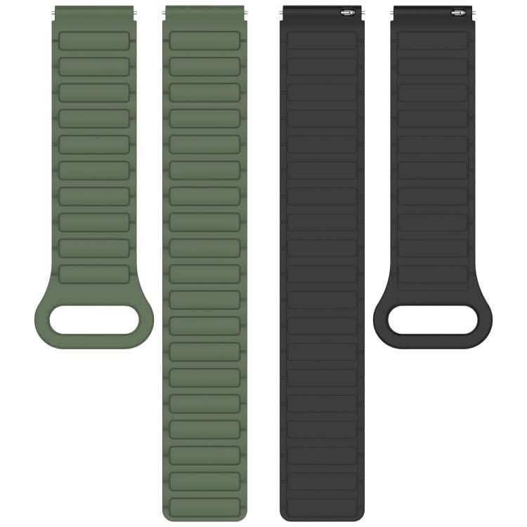 Two Color Magnetic Buckle Silicone Watch Band, Series 1