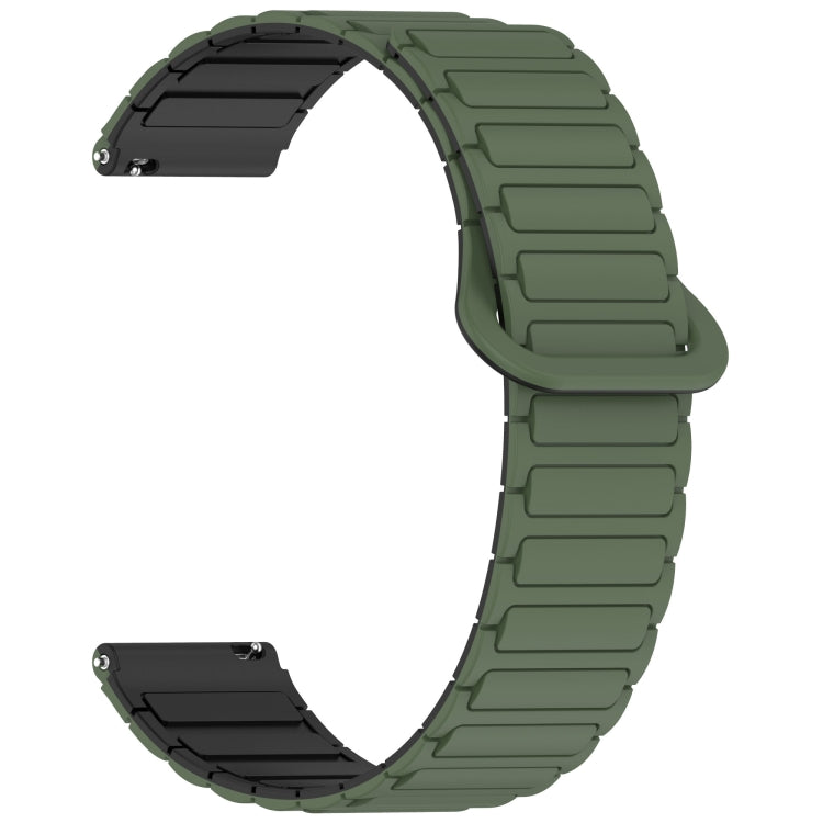 Two Color Magnetic Buckle Silicone Watch Band