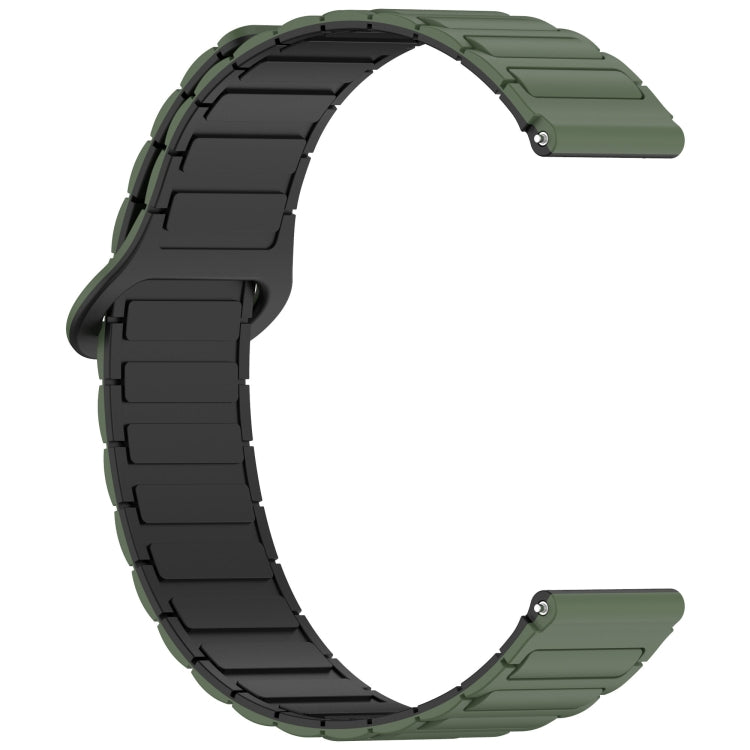 Two Color Magnetic Buckle Silicone Watch Band