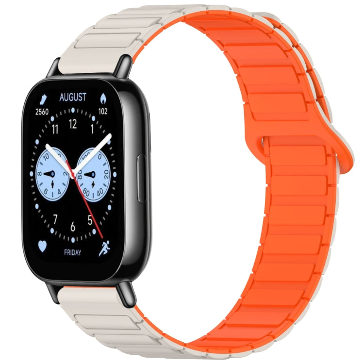 Two Color Magnetic Buckle Silicone Watch Band