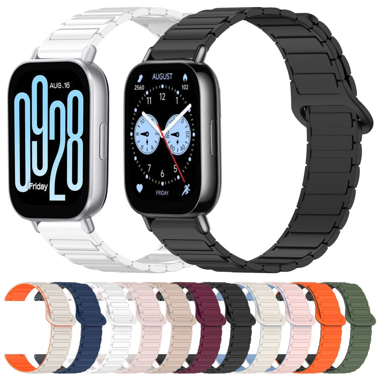 Two Color Magnetic Buckle Silicone Watch Band