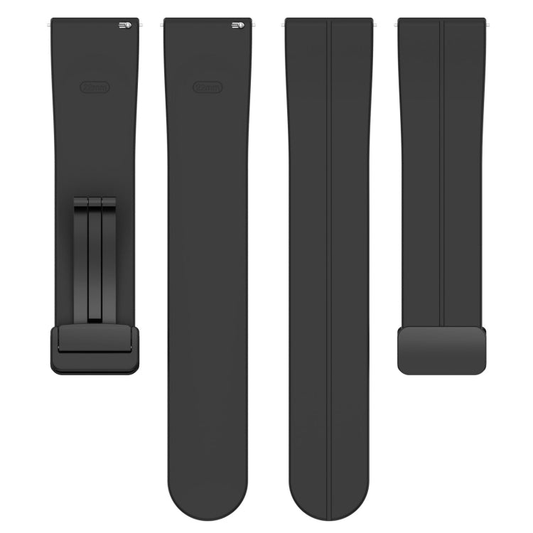 Folding Magnetic Buckle Silicone Watch Band, Series 1