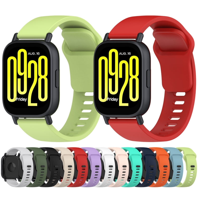 Youth Version Solid Color Quick Release Silicone Watch Band