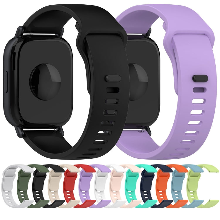 Youth Version Solid Color Quick Release Silicone Watch Band