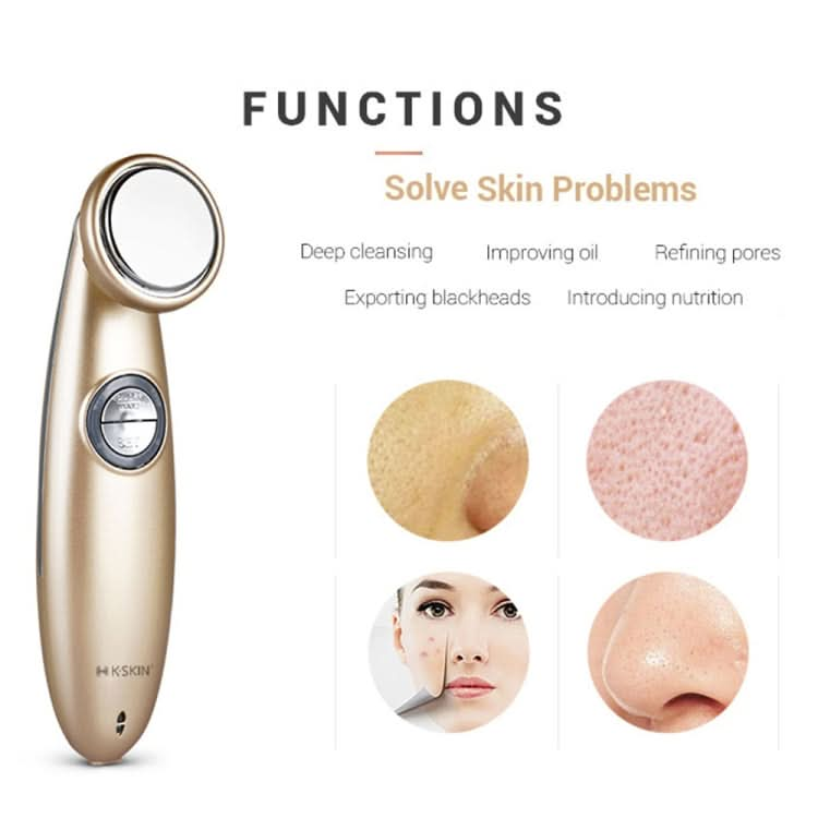 K-SKIN KD9930 Facial Thermostat Beauty Introduction Instrument Beauty Device Face Cleansing Massager for Women Facial Skin Care Reluova