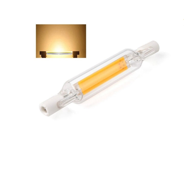 R7S 5W COB LED Lamp Bulb Glass Tube for Replace Halogen Light Spot Light,Lamp Length: 78mm My Store