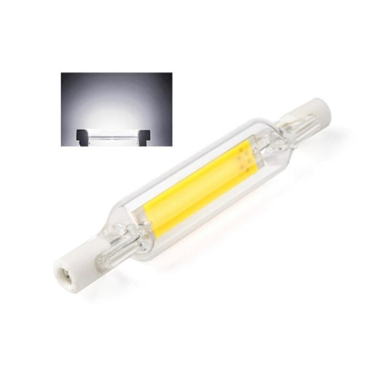 R7S 5W COB LED Lamp Bulb Glass Tube for Replace Halogen Light Spot Light,Lamp Length: 78mm My Store