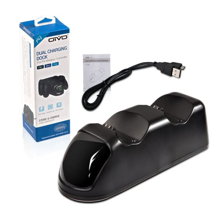 OIVO IV-P4889 Dual Charging Dock for PS4 Wireless Controller Reluova