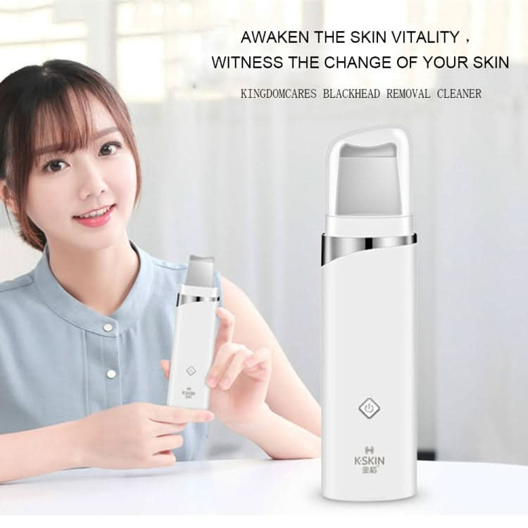 K-SKIN KD-8023Ultrasonic Blackhead Acne Removal Pore Cleaner Facial Skin Care Scrubber Exfoliating Pore Cleaner Reluova