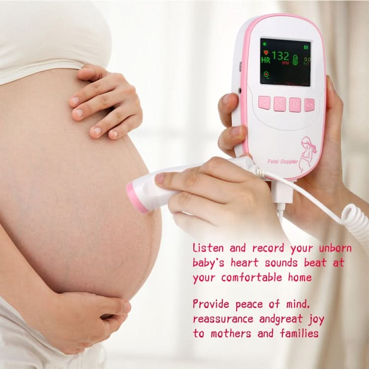 FD20P Fetal Doppler Ultrasound Baby Heartbeat Detector Monitor Reluova