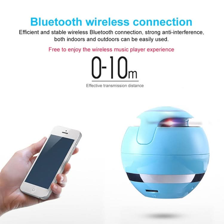 T&G A18 Ball Bluetooth Speaker with LED Light Portable Wireless Mini Speaker Mobile Music MP3 Subwoofer Support TF