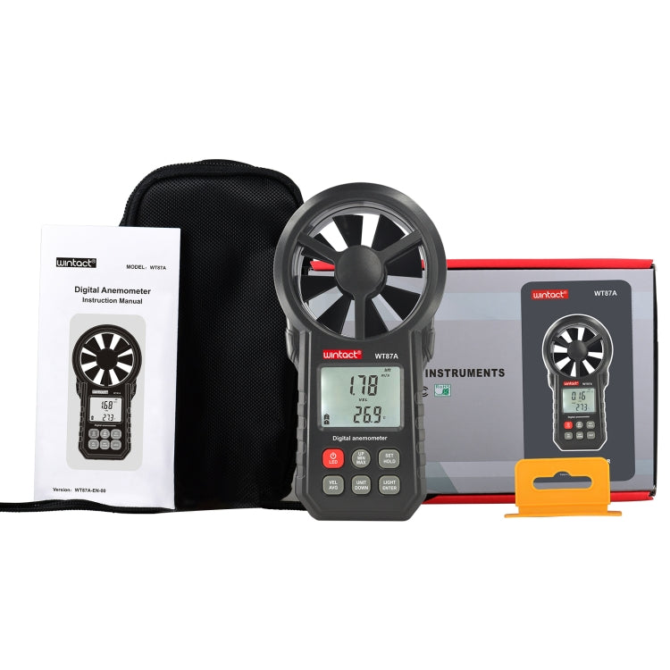 WT87A Portable Anemometer Thermometer Wind Speed Gauge Meter My Store