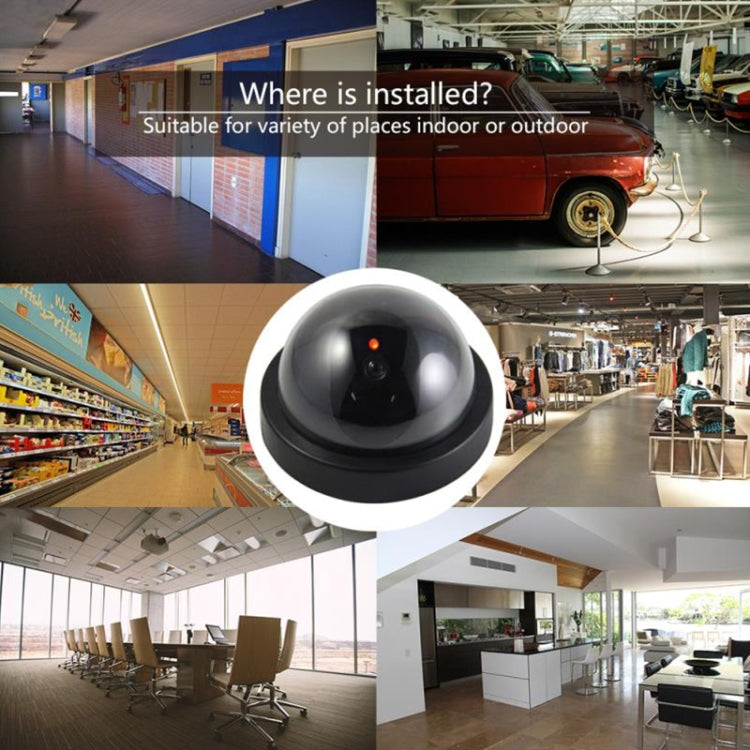 Outdoor Waterproof Infrared CCTV Dummy Dome LED Surveillance Security Camera Reluova