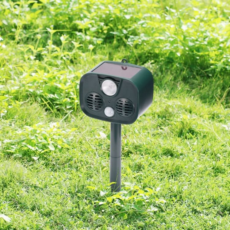 Solar Animal Drive Waterproof PIR Sensor Outdoor Garden Anti-cat Dog Ultrasonic Solar Alarm Drive My Store