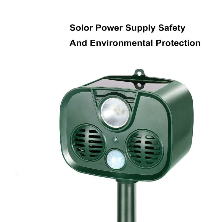 Solar Animal Drive Waterproof PIR Sensor Outdoor Garden Anti-cat Dog Ultrasonic Solar Alarm Drive My Store