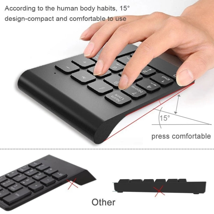 18 Keys 2.4GHz Mini USB Numeric Keypad