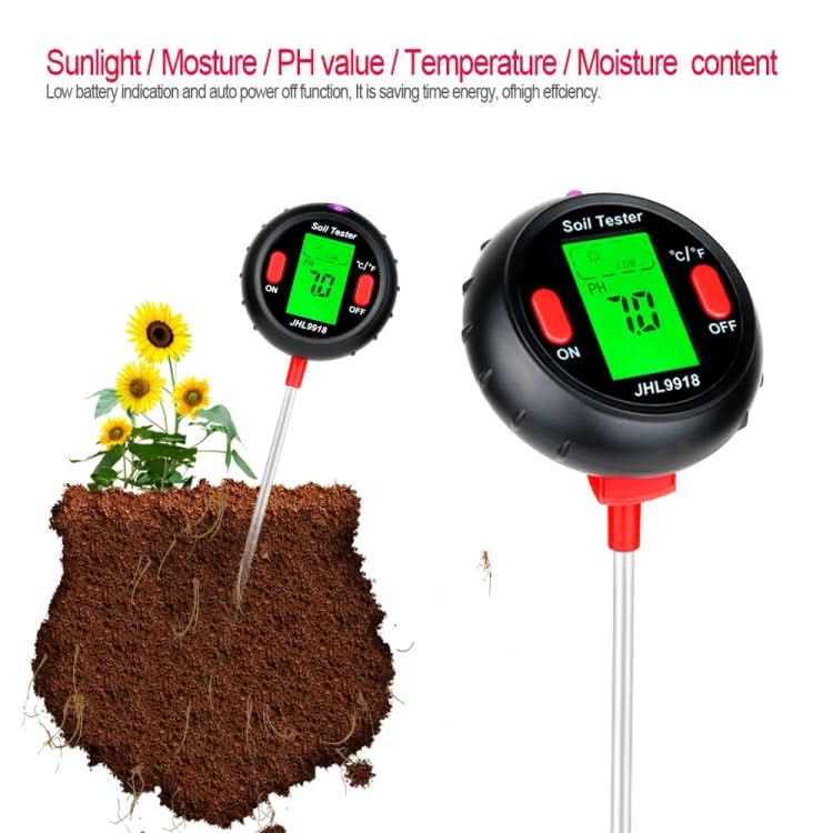 RZ104 Soil PH Meter Humidity Detector Digital PH Meter Soil Monitor PH Gardening Plant Soil Tester My Store