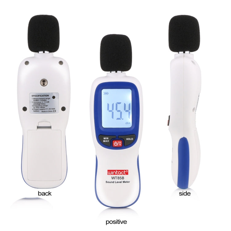 WT85B Sound Level Meter Digital Decibel Meter Digital Noise Meter Environmental Noise Tester My Store