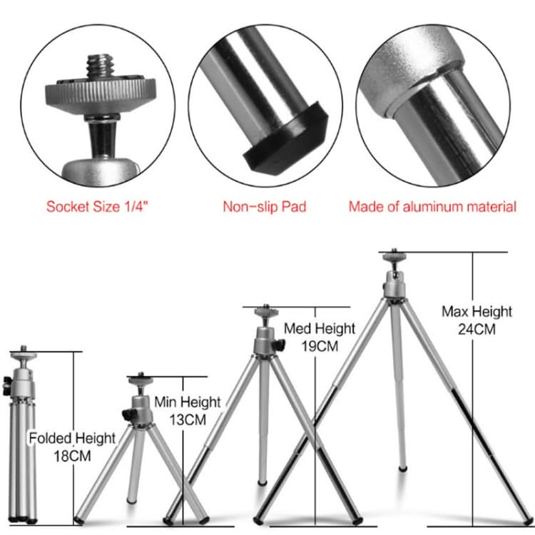 28cm Dimmable LED Square Light With Tripod Net Red Live Fill Light Mobile Phone Bracket My Store