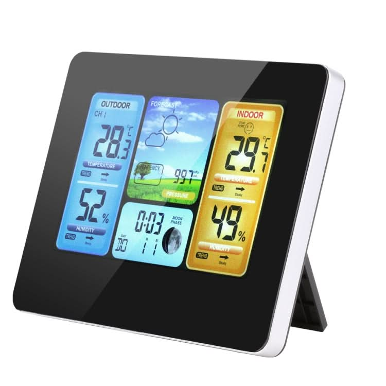 FJ3373   Weather Station Wireless Indoor Outdoor Sensor Multifunction Thermometer Hygrometer Digital Alarm Clock Barometer Forecast Reluova