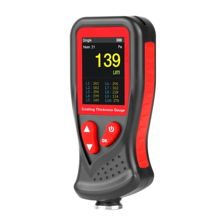 GT230 Thickness Gauges Paint Coating Thickness Gauge Car Film Digital Thickness Gauge Tester Rechargeable Thickness Gauge My Store