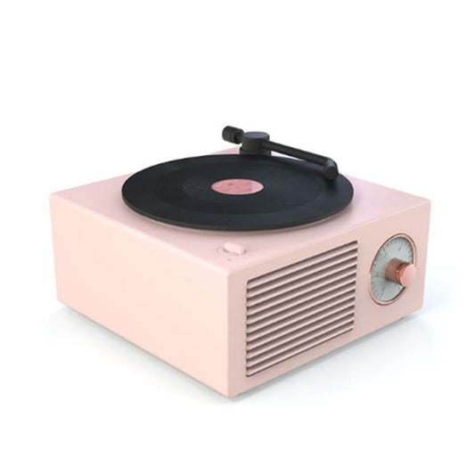 X10 Atomic Bluetooth Speakers Retro Vinyl Player Desktop Wireless Creative Multifunction Mini Stereo Speakers