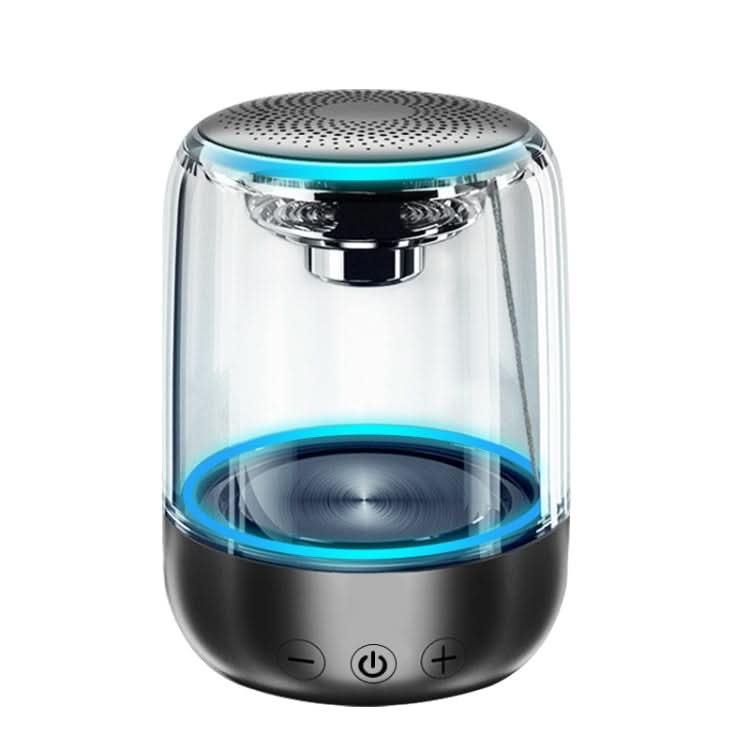 C7 Bluetooth 5.0 Speaker Transparent LED Luminous Subwoofer TWS 6D Surround HIFI Stereo Cool Audio