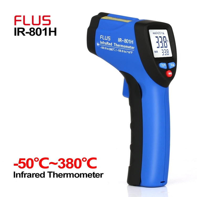 FLUS IR-801H -50～350℃Laser Infrared  Mini Handheld Portable Digital Electronic Outdoor Non-contact Thermometer My Store