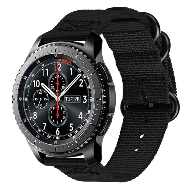 For Samsung Galaxy Watch Active 20mm S3 Nylon Three-ring Strap