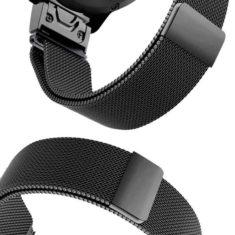 For Garmin Fenix 5 Milan Metal Stainless Steel Metal Watchband