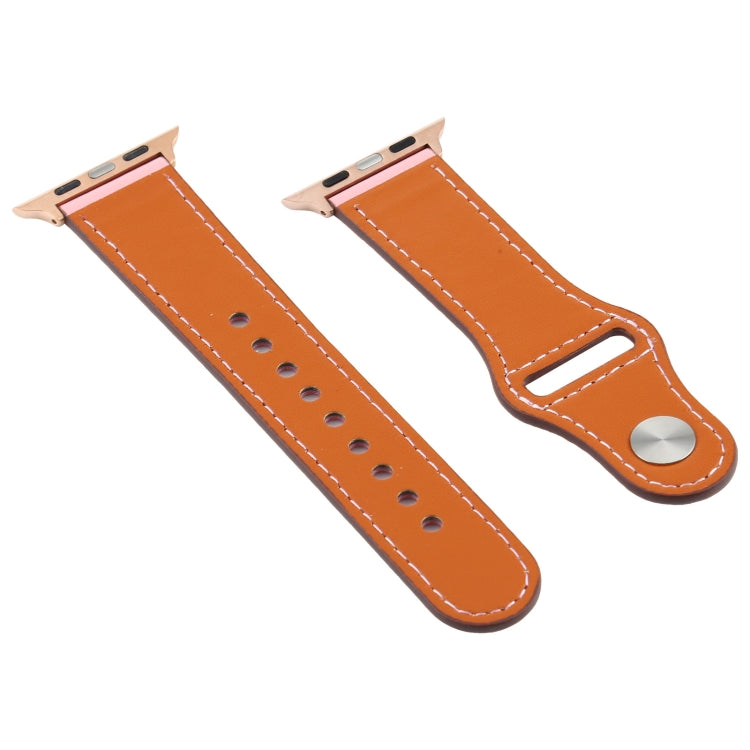 For Apple Watch 3 / 2 / 1 Generation 42mm Universal Buckle Leather Strap