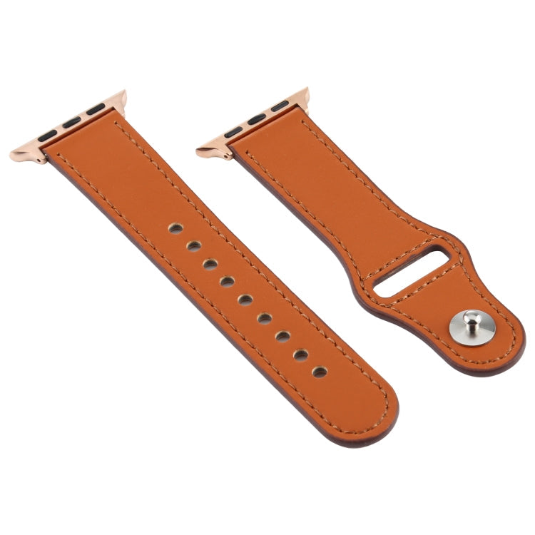 For Apple Watch 3 / 2 / 1 Generation 42mm Universal Buckle Leather Strap