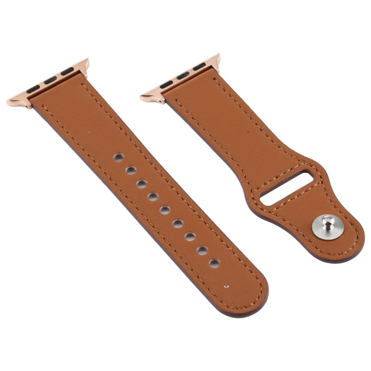 For Apple Watch 3 / 2 / 1 Generation 42mm Universal Buckle Leather Strap