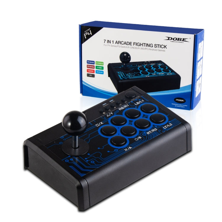 DOBE Arcade Fighting Stick Joystick For PS4/PS3/XboxONE S/X Xbox360/Switch/PC/Android