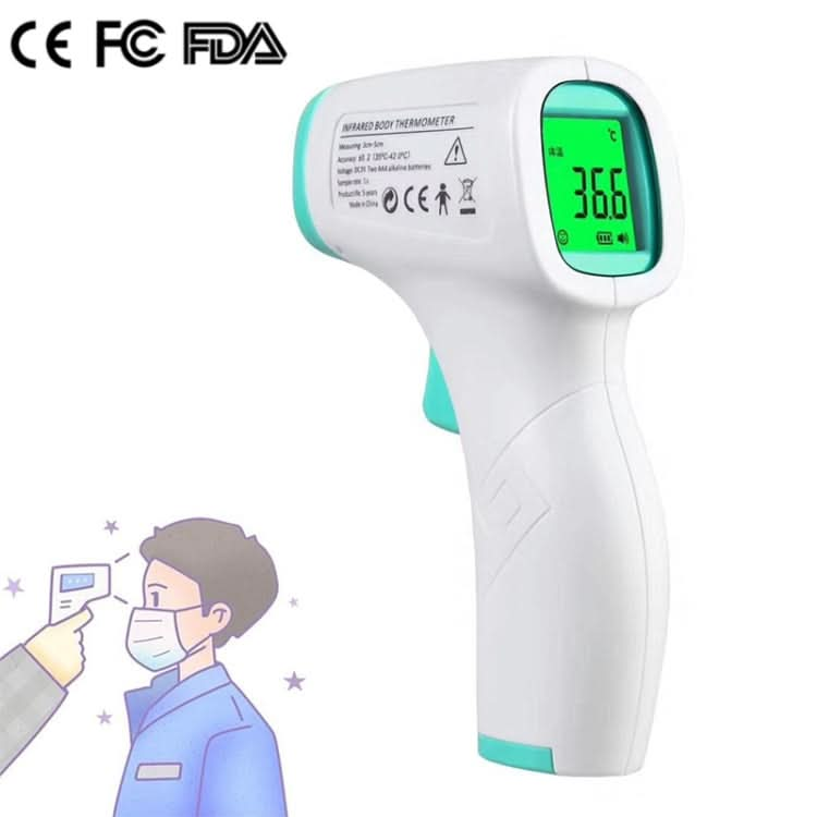 Non-contact LCD Digital Thermometer Fever Handheld Infrared Forehead Body Thermometer with LCD Measurement For Baby Adult Portab Reluova