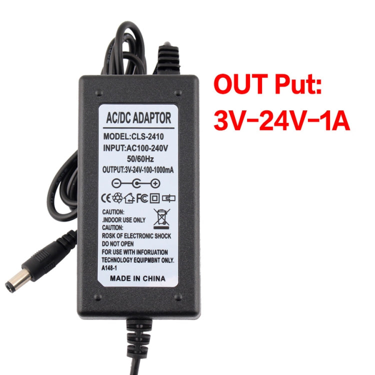 AC To DC Adjustable Voltage Power Adapter Universal Power Supply Display Screen Power Switching Charger