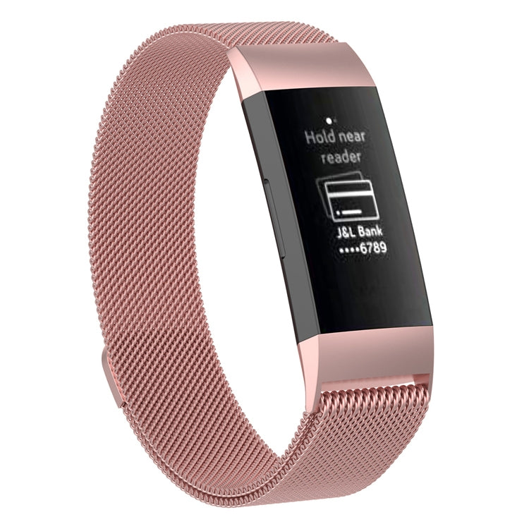 Stainless Steel Magnet Wrist Strap for FITBIT Charge 4ï¼?Large Size: 210x18mm