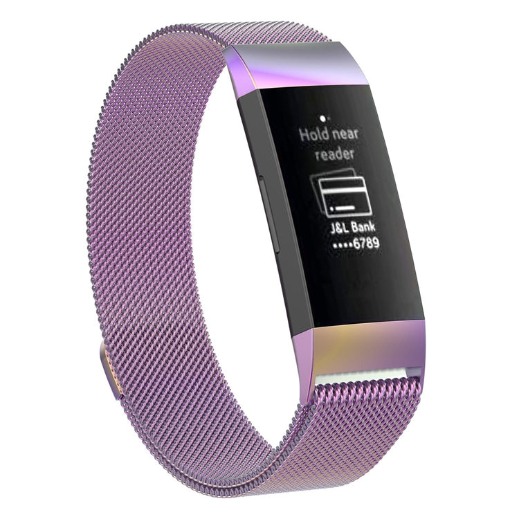 Stainless Steel Magnet Wrist Strap for FITBIT Charge 4ï¼?Large Size: 210x18mm