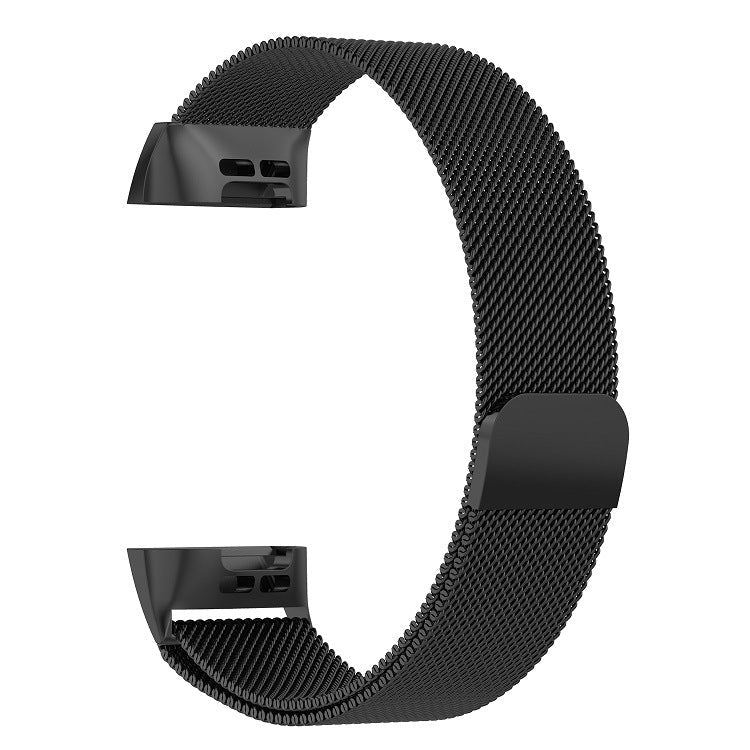 Stainless Steel Magnet Wrist Strap for FITBIT Charge 4 / 3，Small Size: 190x18mm