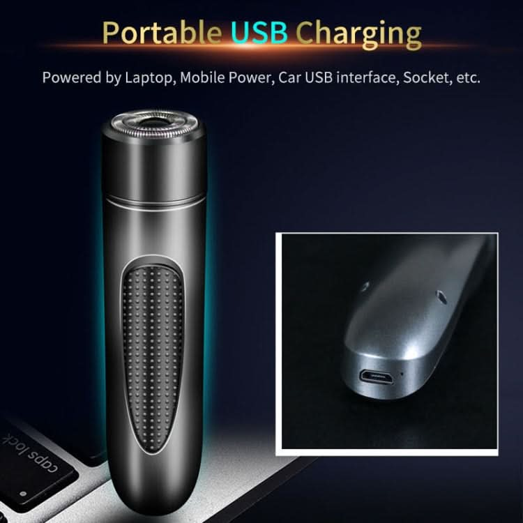 Mini USB Rechargeable Electric Razor Self-service Hair Clipper Shaver Reluova