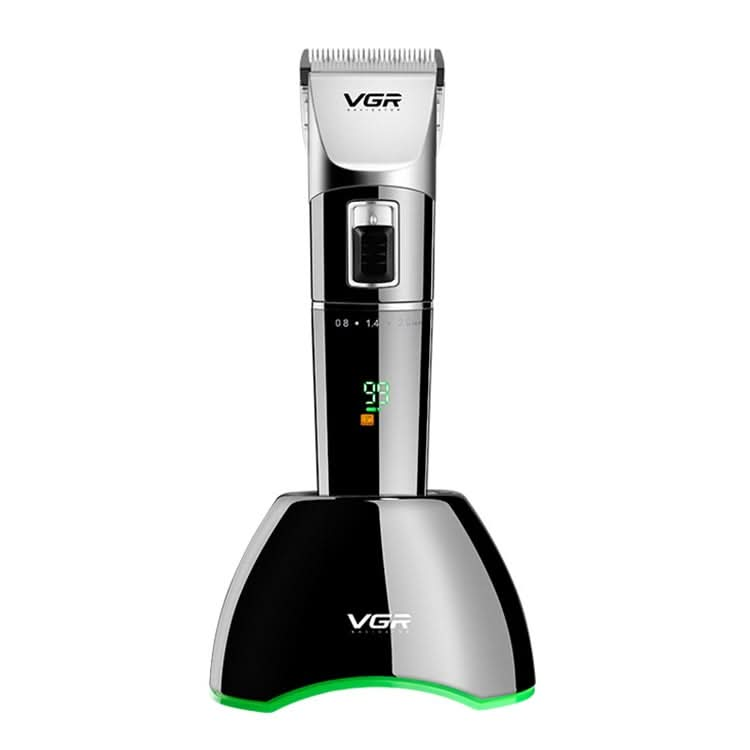 VGR V-002 12W Electric Hair Clipper with LED Display, Plug Type: EU Plug Reluova