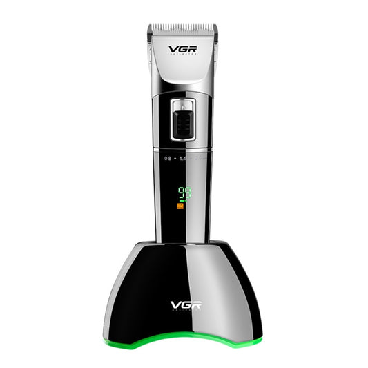 VGR V-002 12W Electric Hair Clipper with LED Display, Plug Type: EU Plug