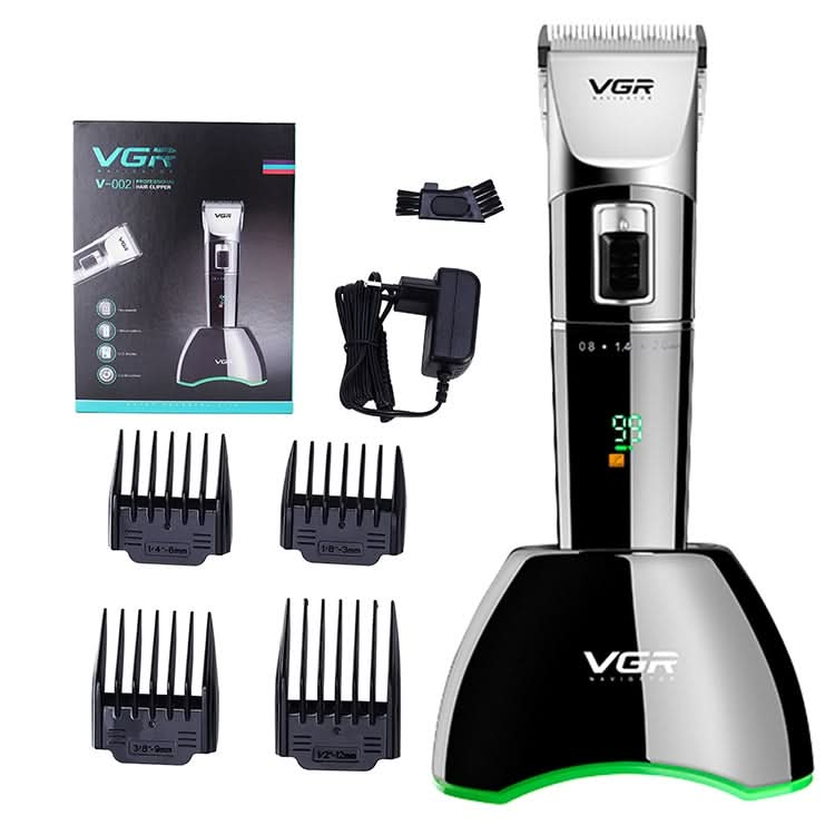 VGR V-002 12W Electric Hair Clipper with LED Display, Plug Type: EU Plug Reluova