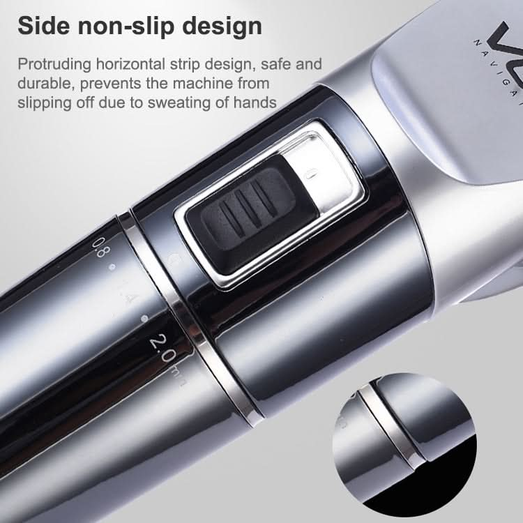 VGR V-002 12W Electric Hair Clipper with LED Display, Plug Type: EU Plug Reluova