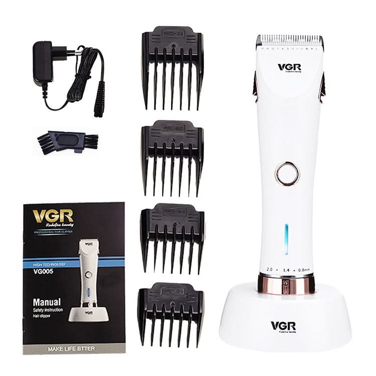 VGR V-005 9W Electric Hair Clipper with Base, Plug Type: EU Plug Reluova