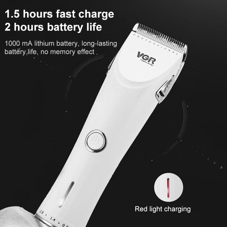 VGR V-005 9W Electric Hair Clipper with Base, Plug Type: EU Plug Reluova